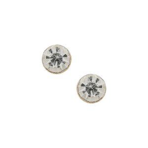 8 Other Reasons Exquisite Crystal Stud Earrings Gold Women's Size OS